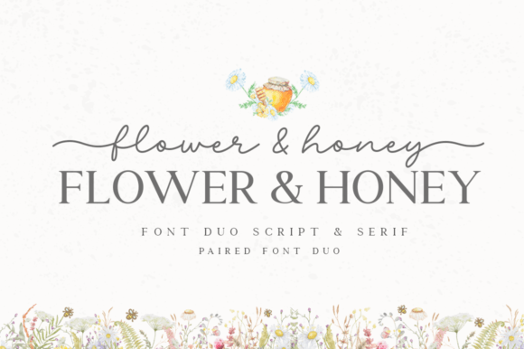 A Designer's Review: Using the Flower Honey Font in Web Layouts