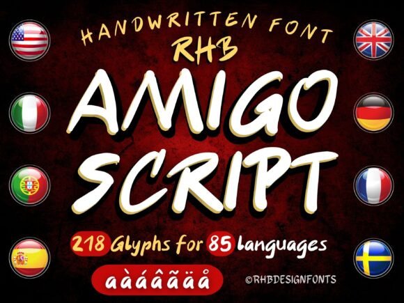 Amigo Script: A Beautiful Handwritten Font for Your Craft Projects