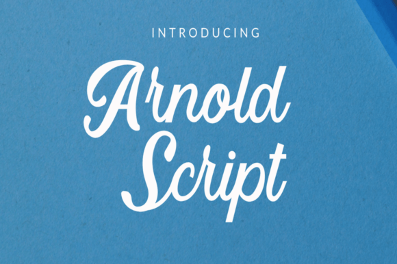 Arnold Script: The Editorial Font That Tells a Story