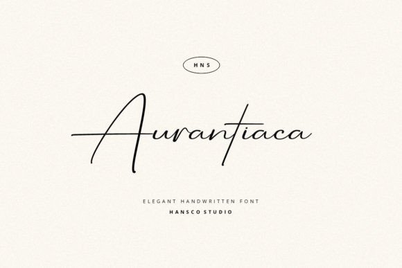 Aurantiaca Signature: A Font Designed for Modern Marketing Campaigns