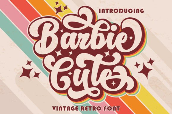 Barbie Cute: A Script Font for Editorial Elegance