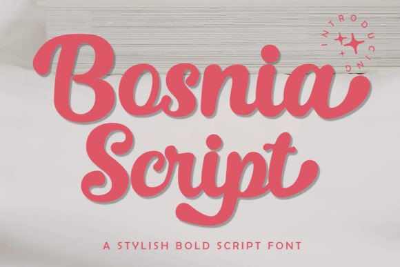 Bosnia Script: A Versatile Display Font for Modern Web Design