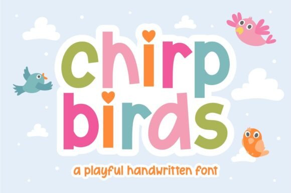 Chirp Birds Font: A Playful Addition to Digital Branding