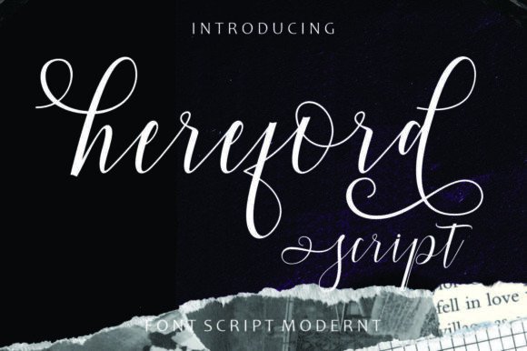 Choosing Hereford Script for Digital Elegance