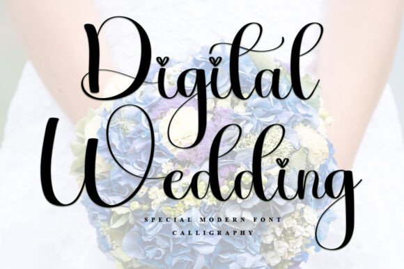 Digital Wedding: A Font for Campaigns that Need Charm and Clarity