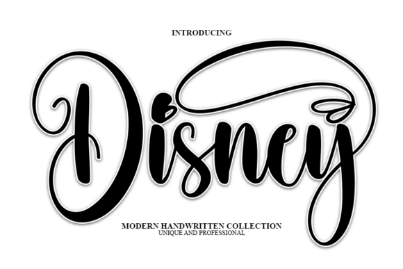 Disney: A Delicate Handwritten Font for Editorial Expression