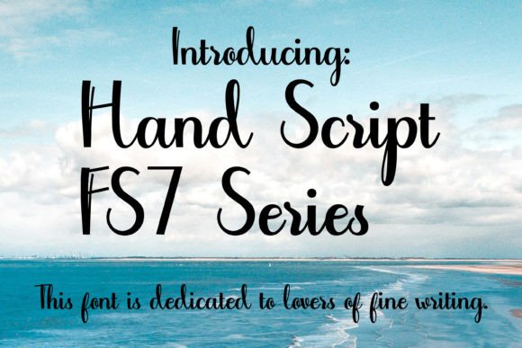 Elevating Digital Marketing with the Hand Script - F7 Series Font