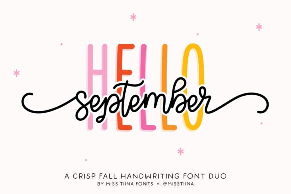 Hello September Duo: A Font Pair Designed for Editorial Flow