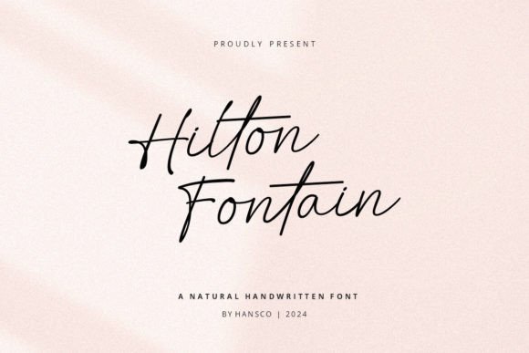 Hilton Fontain: A Modern Script Font for Digital Design
