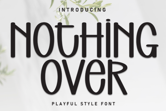 Nothing over Font: A Handwritten Typeface for Crafting Charm