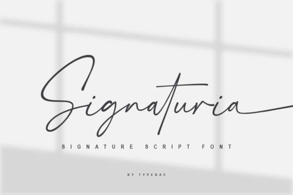 Signaturia: A Script Font Built for Real-World Design