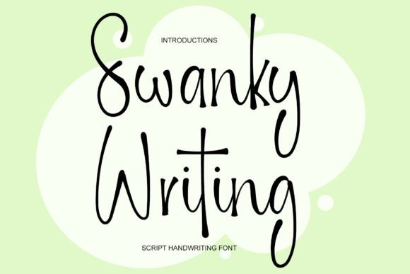 Swanky Writing: A Festive Typeface for Campaign Creativity