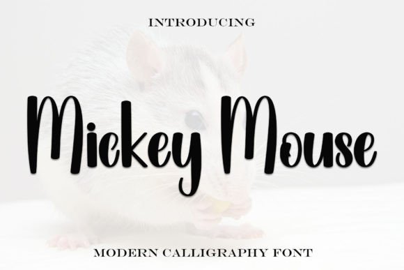 Testing Mickey Mouse Font in Real Campaign Graphics