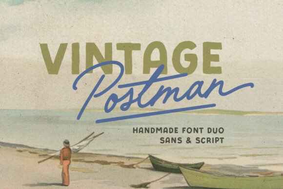 Vintage Postman: A Font Duo for the Modern Digital Designer